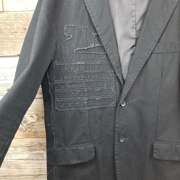 Red squad men's black blazer L - Picture 2 of 8